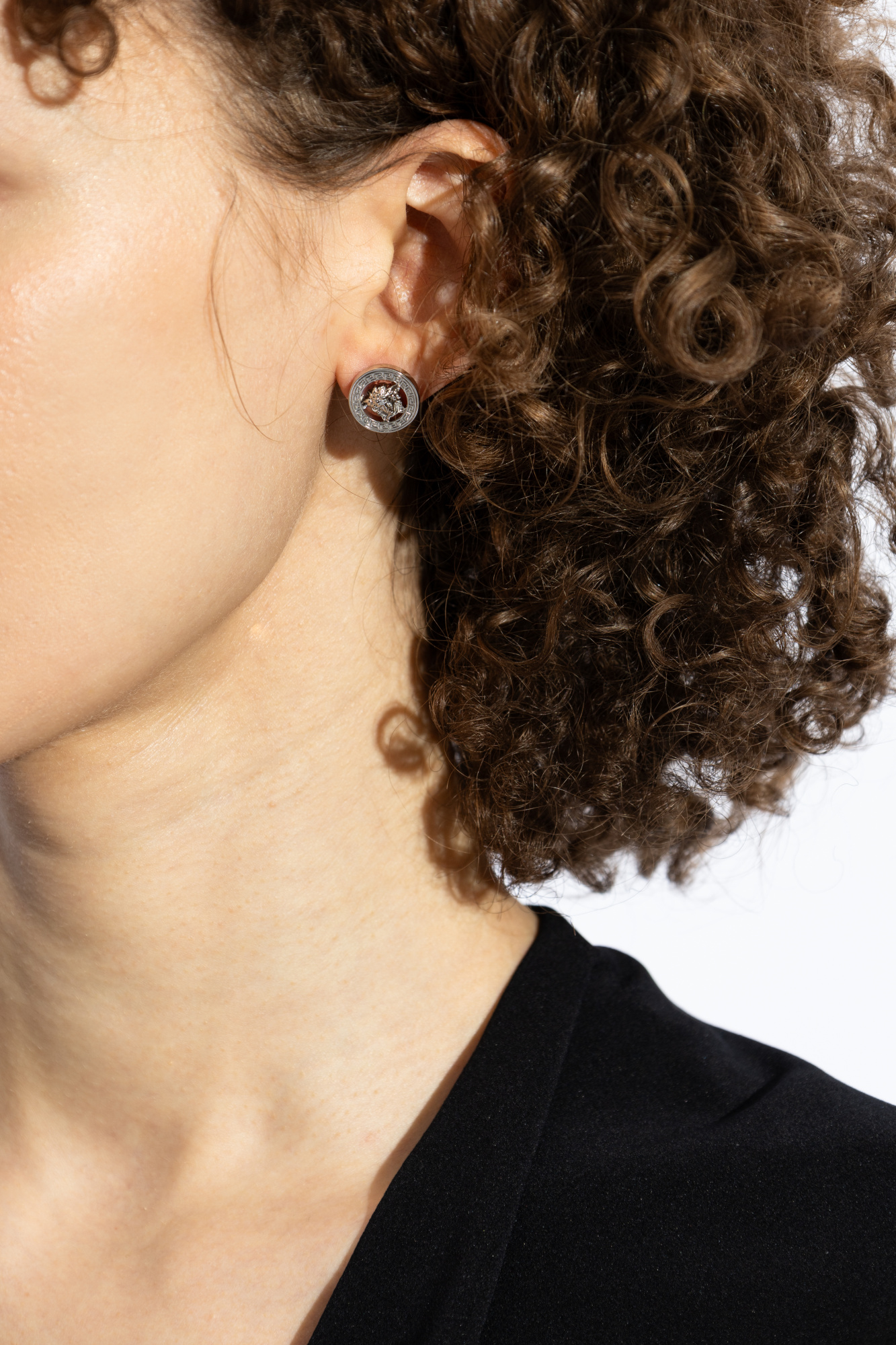 Silver Earrings with Medusa head Versace - Vitkac Canada